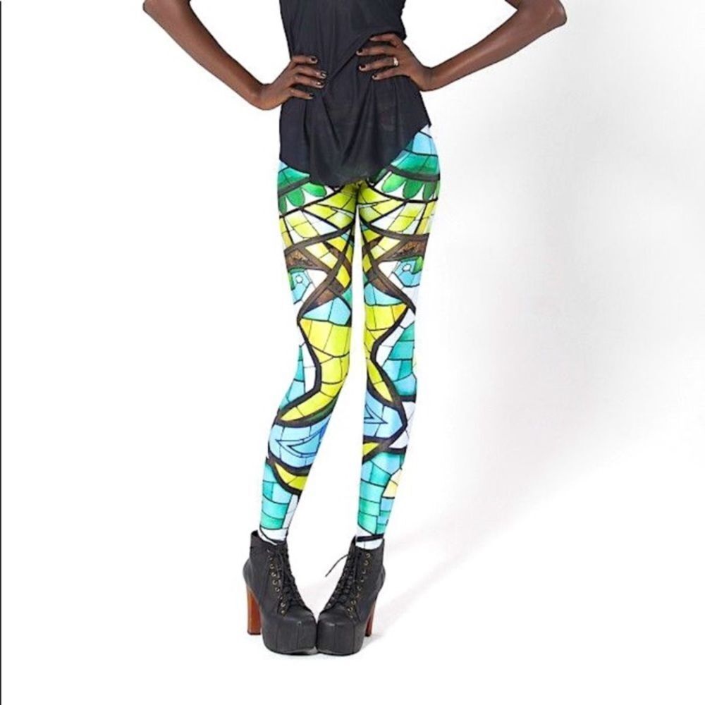 BlackMilk Stained Glass Lorikeet Legging LIMITED RUN SOLD OUT